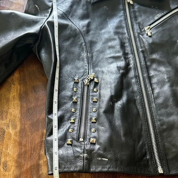 LED ZEPPELIN- Wilson’s Leather Studded Jacket- Medium - Picture 13 of 15